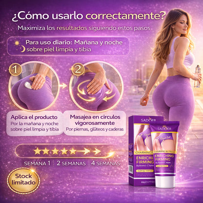 Promo 2X1 | Crema Levanta Glúteos – Piel Más Firme y Uniforme