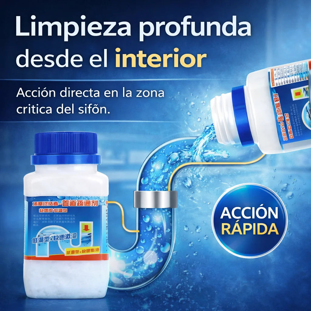 DrenaMax™ | Destapa y Previene Obstrucciones en Minutos