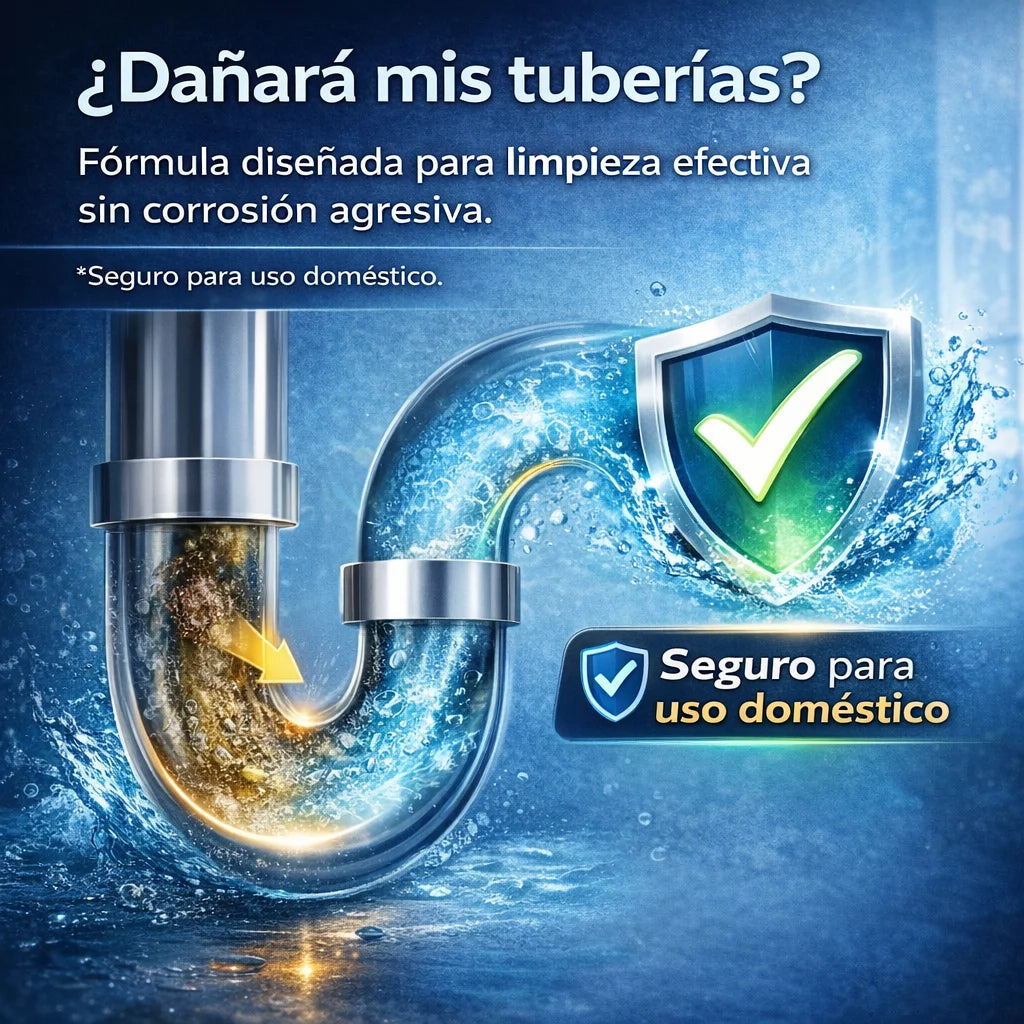 DrenaMax™ | Destapa y Previene Obstrucciones en Minutos
