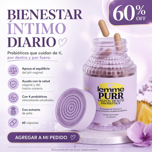 Lemme Purr Probioticos Vaginal Salud