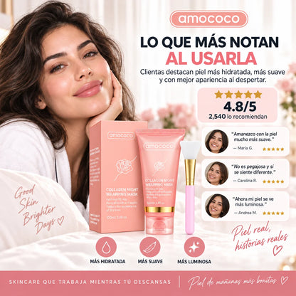 Mascarilla Nocturna AMOCOCO | Hidratación y Luminosidad Mientras Duermes