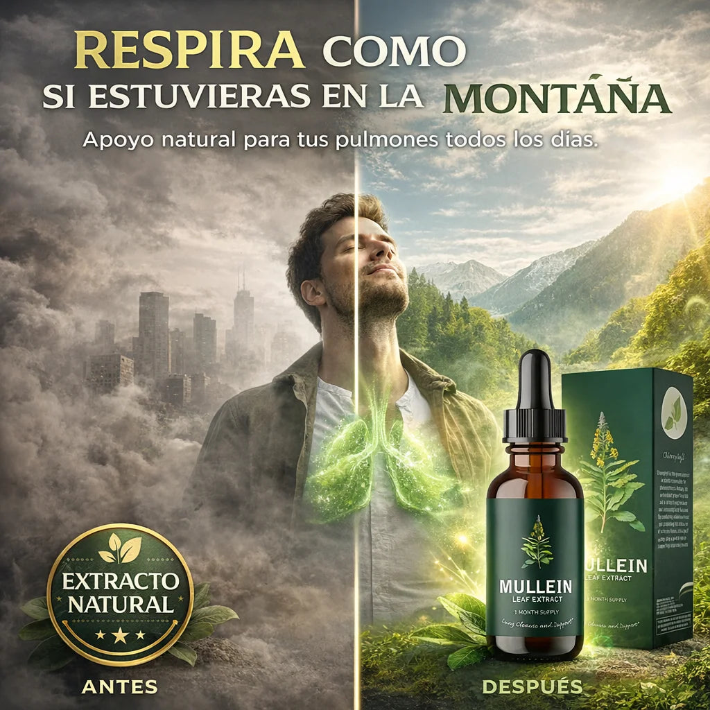 Mullein™ | Limpieza Pulmonar Natural