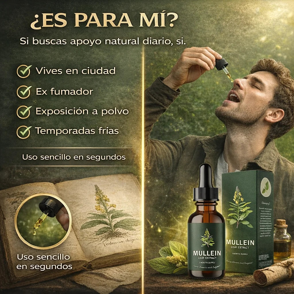 Mullein™ | Limpieza Pulmonar Natural
