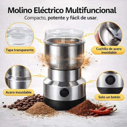 Molino Moledor De Café Y Especias | Muele En Segundos