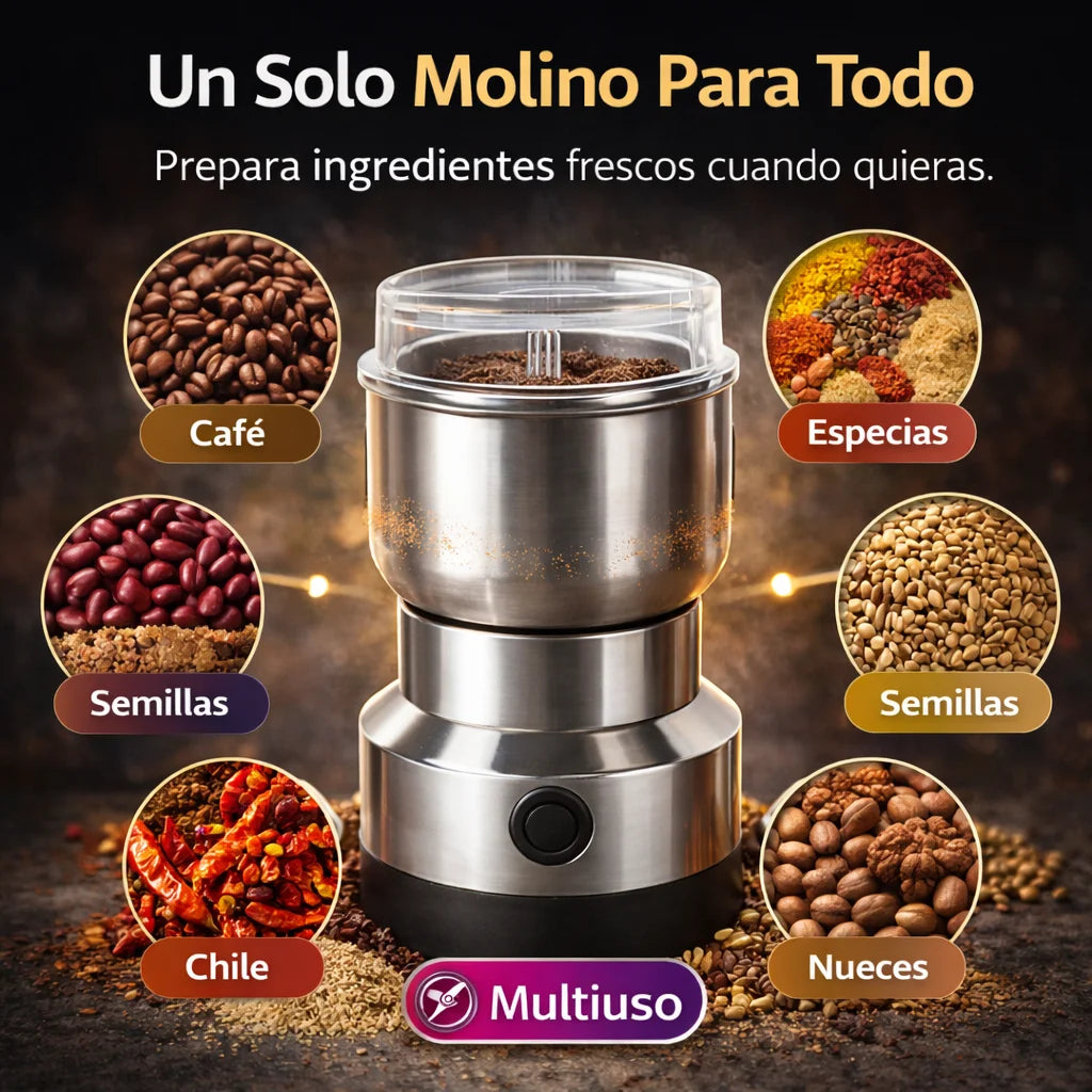 Molino Moledor De Café Y Especias | Muele En Segundos