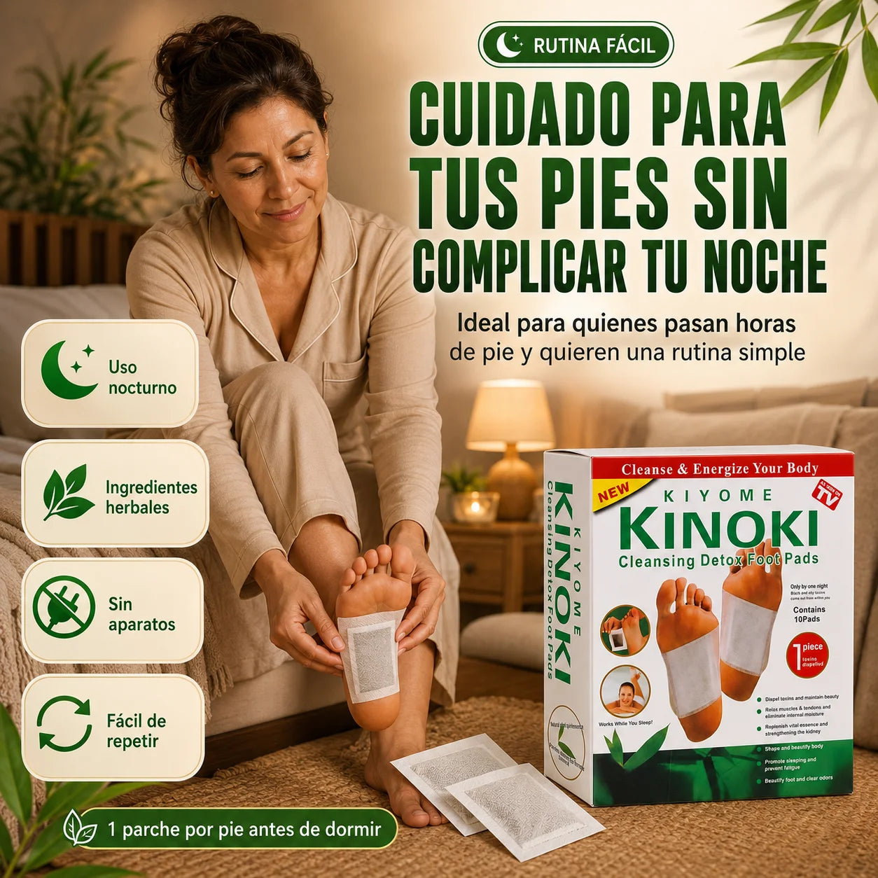 Parches Detox Herbales Kinoki™