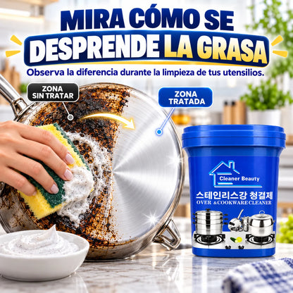3x1 Pasta Limpiadora de Ollas para Acero Inoxidable