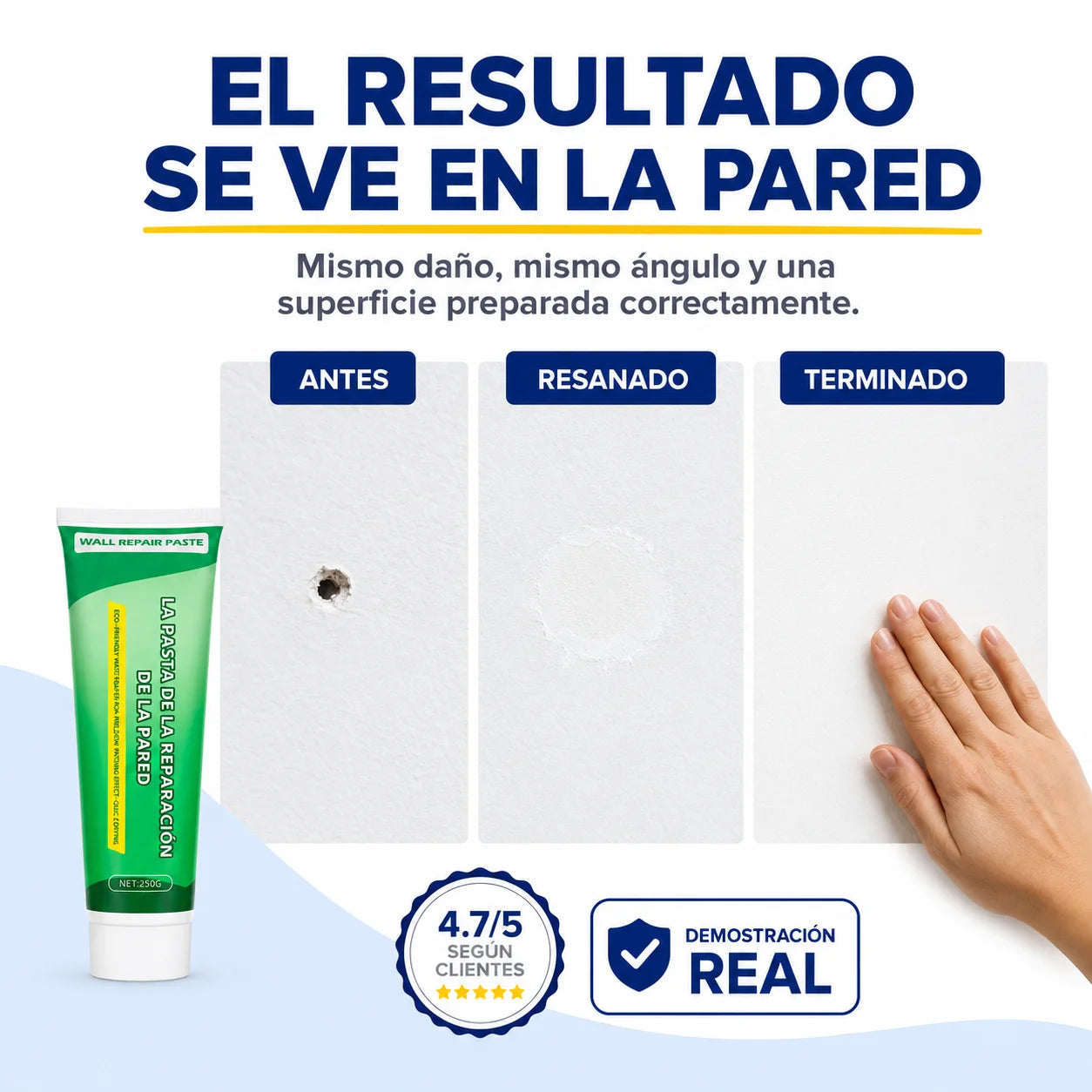 EasyWall 3x1 | Repara Grietas en Minutos