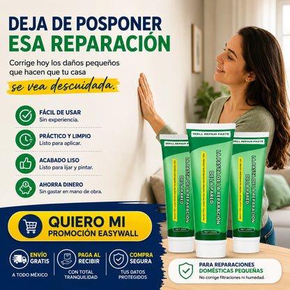 EasyWall 3x1 | Repara Grietas en Minutos