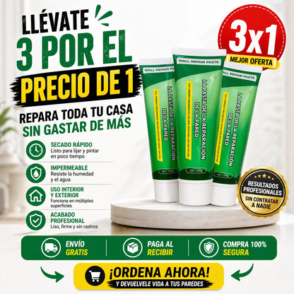 EasyWall 3x1 | Repara Grietas en Minutos