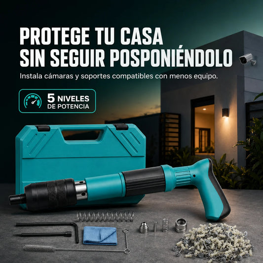 Pistola de Fijación de Clavos para Concreto y Acero