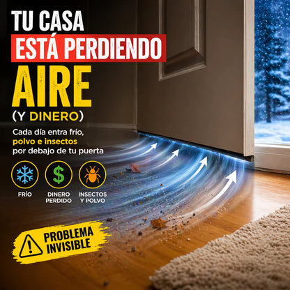 ¡PROMO 2x1! SellaPuerta 360° | Bloquea Aire, Polvo y Ruido en Segundos