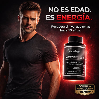 Suplemento Proyectil + | Fórmula masculina de alta concentración