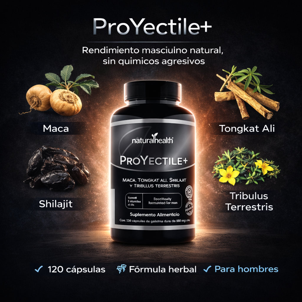 Suplemento Proyectil + | Fórmula masculina de alta concentración
