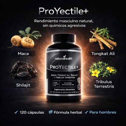 Suplemento Proyectil + | Fórmula masculina de alta concentración