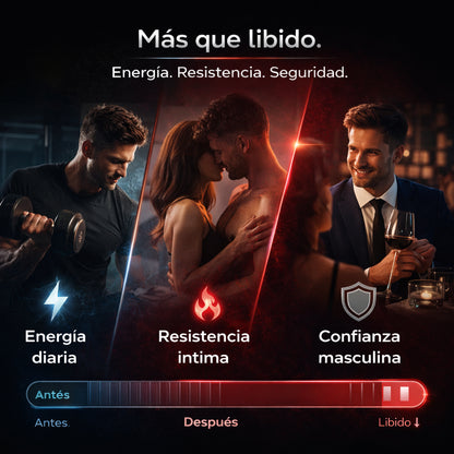 Suplemento Proyectil + | Fórmula masculina de alta concentración