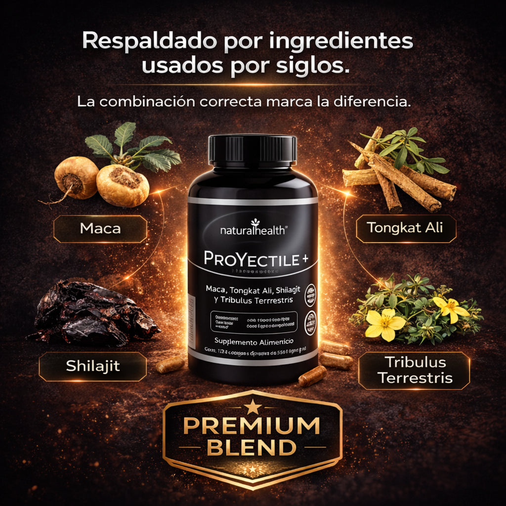 Suplemento Proyectil + | Fórmula masculina de alta concentración