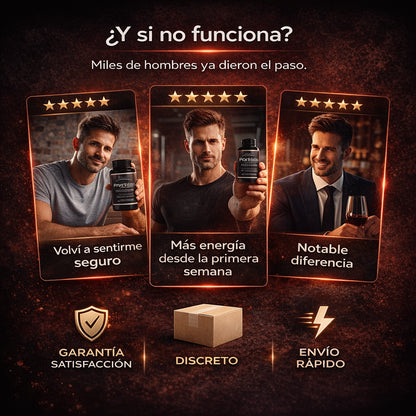Suplemento Proyectil + | Fórmula masculina de alta concentración