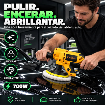 Pulidora Polisher Eléctrica | Almohadilla Desmontable