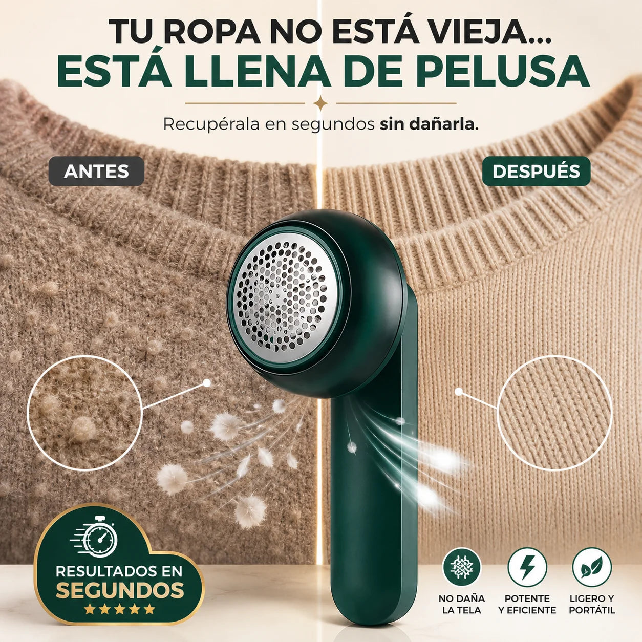 Quitapelusas Eléctrico | Ropa Como Nueva