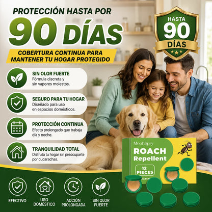 MoonSpry™ | Elimina Cucarachas Desde el Nido y Protege tu Hogar por 90 Días