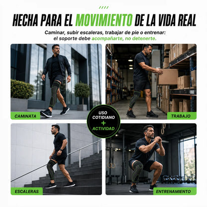 Rodillera Larga de Compresión para Rodilla | Soporte Deportivo y Ajuste Cómodo