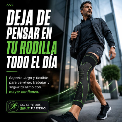 Rodillera Larga de Compresión para Rodilla | Soporte Deportivo y Ajuste Cómodo