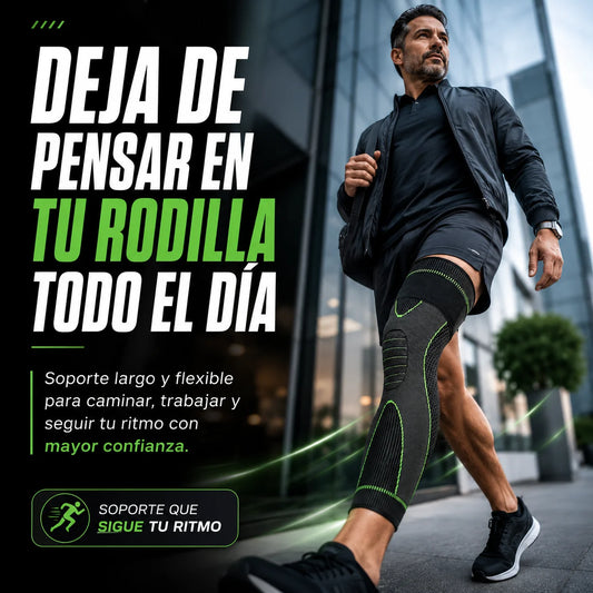 Rodillera Larga de Compresión para Rodilla | Soporte Deportivo y Ajuste Cómodo