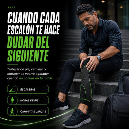 Rodillera Larga de Compresión para Rodilla | Soporte Deportivo y Ajuste Cómodo