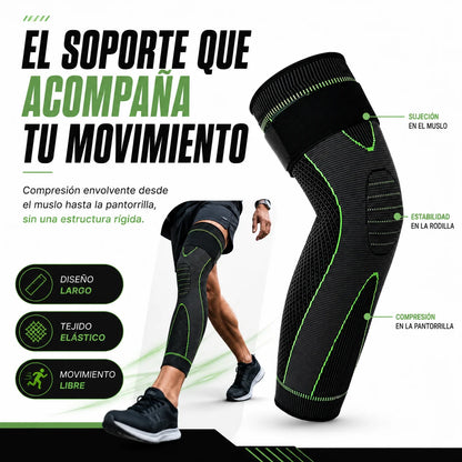 Rodillera Larga de Compresión para Rodilla | Soporte Deportivo y Ajuste Cómodo