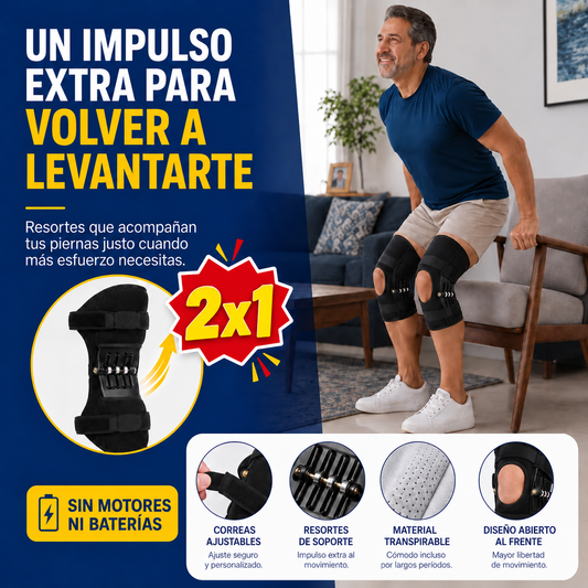 Rodilleras Mecatrónicas con Soporte Articulado | Movimiento Asistido
