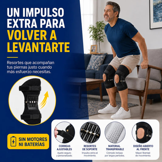 Rodilleras Mecatrónicas con Soporte Articulado | Movimiento Asistido