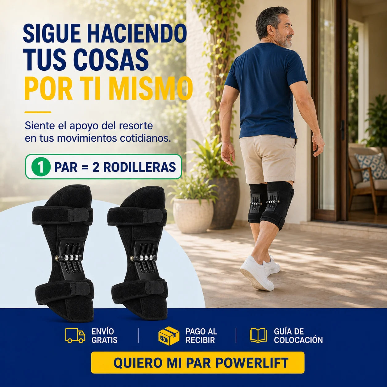 Rodilleras Mecatrónicas con Soporte Articulado | Movimiento Asistido