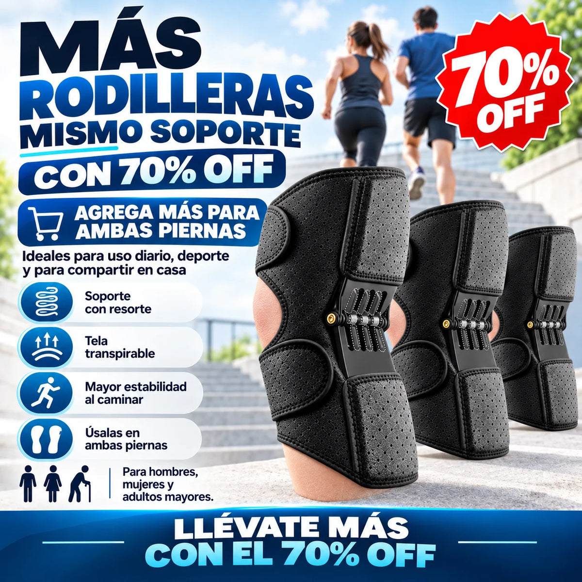 Rodilleras Mecatronicas Soporte Upsell