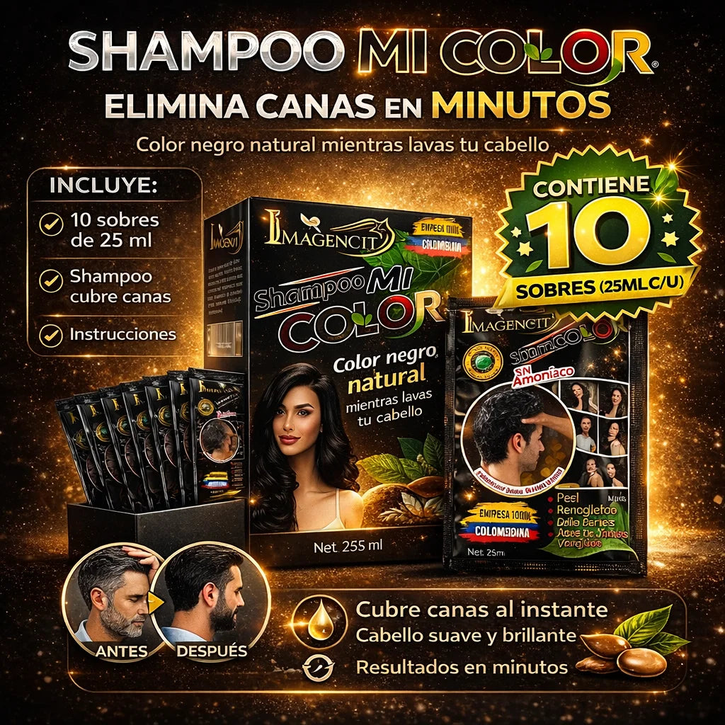 Shampoo Mi Color | Cubre Canas en Minutos