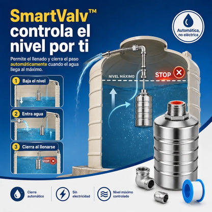 Kit SmartValv™ | Control Preciso del Agua Desde el Primer Uso