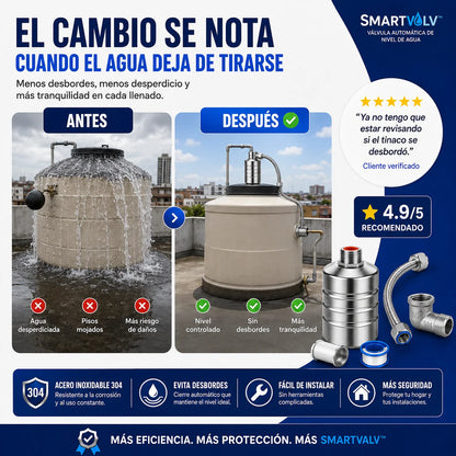 Kit SmartValv™ | Control Preciso del Agua Desde el Primer Uso