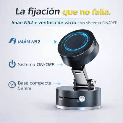 FixPro 360™ | Soporte Magnetico con Ventosa