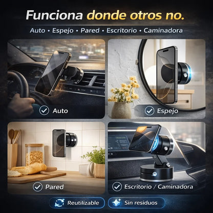 FixPro 360™ | Soporte Magnetico con Ventosa