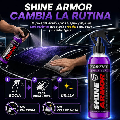 Spray Cerámico 3 en 1 para Auto | Brillo y Protección Sin Agua
