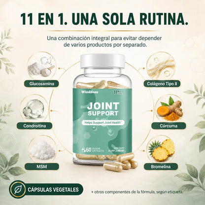 Suplemento Joint Support WindBoss | Para Articulaciones, Cartílago y Movilidad