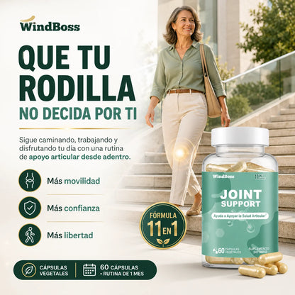 Suplemento Joint Support WindBoss | Para Articulaciones, Cartílago y Movilidad