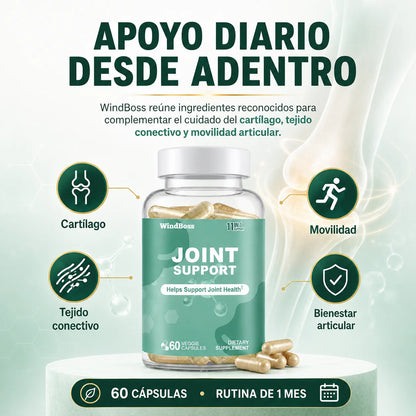 Suplemento Joint Support WindBoss | Para Articulaciones, Cartílago y Movilidad