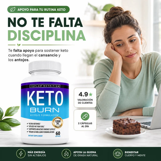Suplemento Keto Burn Toplux | Dieta Cetogénica
