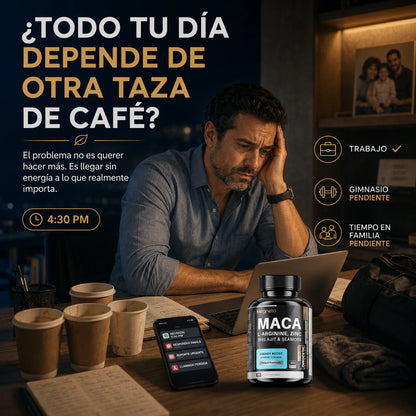 Suplemento Megneta con Maca, Shilajit y Ginseng | 60 Cápsulas
