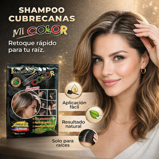 Shampoo Cubre Canas Mi Color Negro