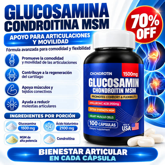 Suplemento Glucosamina Condroitina Msm