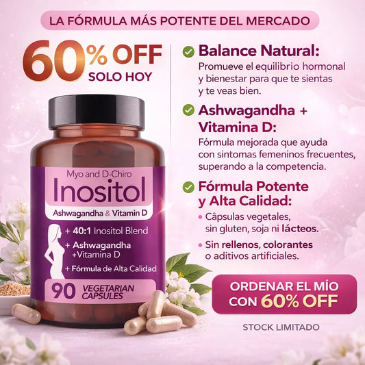 Suplemento Inositol Myo And Dchiro