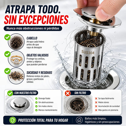Kit x2 Tapon De Drenaje DrenaFlow | Cero Obstrucciones