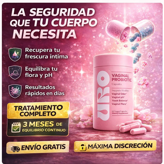 Uro Probiótico Vaginal | Equilibrio íntimo en 7 días